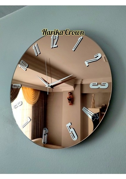 Gerçek Aynalı Dekoratif Duvar Saati (40- 50 Cm) fiyatları