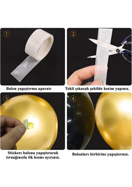 Uzay Galaksi Temalı Doğum Günü Balon Zincir Set