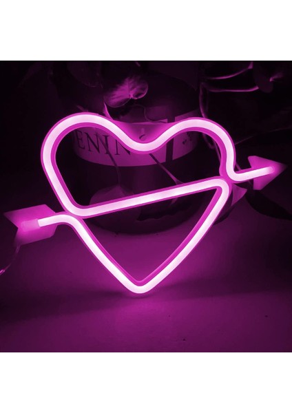 Cupid Neon Lights LED Neon Light Sign Neon Wall Light /usb Operated Neon Light Art Decorative Neon Lights Neon Signs For Walls Light Up Signs For Bedroom Walls Party-Pink Cupid (Yurt Dışından)