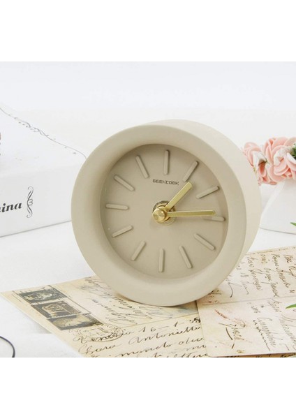 Sh-Ruidu Çalar Saat, Çimento Beton Saat Sessiz Çalar Saat Kuvars Masa Saati (Pil Dahil Değildir) (Yurt Dışından) modelleri