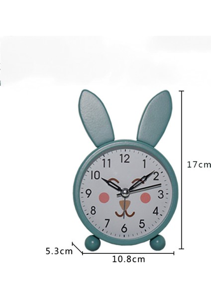 Çocuklar, Öğrenciler ve Yetişkinler Için Aydınlık Sessiz Basit Küçük Çalar Saat ile 4.25 Inç Metal Çalar Saat Ev Ofis Saati （mavi） (Yurt Dışından) modelleri
