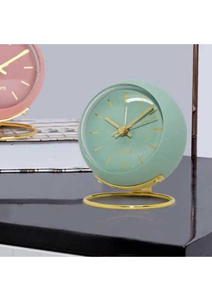 Çalar Çalar Saat, Pille Çalışan Masaüstü, Toplama, Sessiz, Tıkırdayan, Yatak Odası Ofis Için Yeşil Analog Çalar Saat (Yurt Dışından) fırsatları