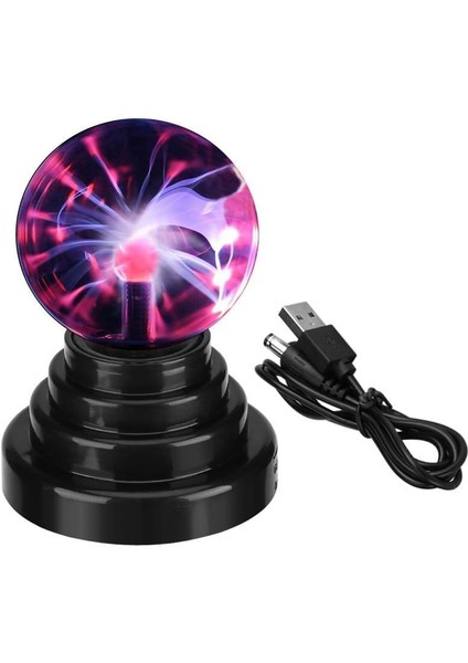 Plasma Ball Light USB Globe Night Touch Sensitive Lightning Usb/ Operated Creative Magic Decoration For Office Desk, Kids Child Party Birthday Gift Present Decoration (Yurt Dışından)