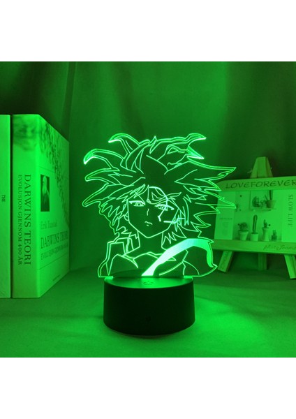 Wekity 3D Illusion Night Light Anime Character Desk Lamp USB Powered 7 Colors LED Light With Touch Switch For Kids Gift Bedroom Decor (Yurt Dışından)