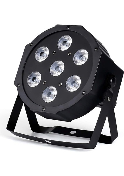 Stage Lights 7X18W Uplights With Strict Testing 6in1 Rgbwa Uv LED Par Lights Sound Activated DMX512 Control Bright Dj Par Light For Stage Party Club Disco Wedding Events (Yurt Dışından)