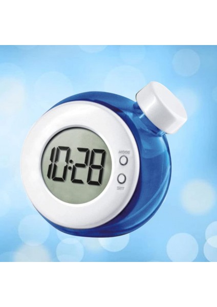 Water Power Saati- Dostu Saat Dijital Çalar Saat Dijital Çalar Saat Pilsiz Su Saati LED Ekran Saati (Mavi) (Yurt Dışından)
