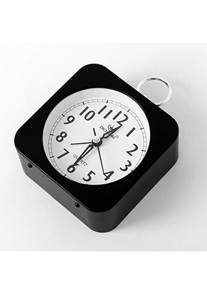 Alarm Kare Masa Masa Saati Sizi Uyandırır Sessiz Çalışma Yatak Odası Ofis Için Mükemmel Siyah (Yurt Dışından)