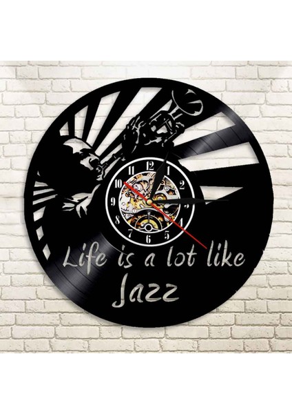 Müzik Vinil Plak Duvar Saati - Caz Vinil Duvar Saati - Vinil Saat - Oturma Odası Duvar Dekoru - Müzik Aşığı Için Benzersiz Hediyeler (Yurt Dışından) fiyatları
