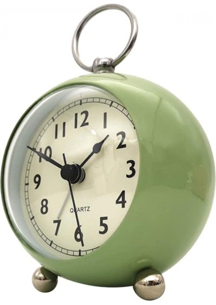 Analog Çalar Saat, Kuvars Saat, Seyahat Çalar Saat, Gece Lambalı, Pille Çalışır, Masa Saati, Tik Tak Sesi Çıkarmaz, Adaçayı Yeşili (Yurt Dışından)