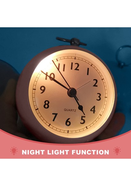 Analog Çalar Saat, Kuvars Saat, Seyahat Çalar Saat, Gece Lambalı, Pille Çalışır, Masa Saati, Tik Tak Sesi Çıkarmaz, Adaçayı Yeşili (Yurt Dışından) fırsatları