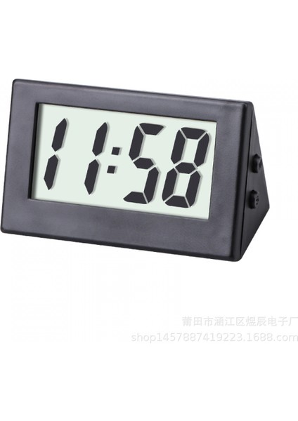 Mini Araba Saati Araba Kontrol Paneli Saati Oto Araba Kamyon Kontrol Paneli Zaman Aracı Elektronik Dijital Saat Kendinden Yapışkanlı Braket Dijital Saat Siyah (Yurt Dışından)