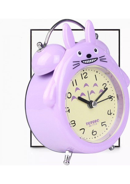 Yatak Odası Çalar Saat, Totoro Çalar Saat, Öğrenci Ev Dekorasyonu Masaüstü Saati (Yurt Dışından)