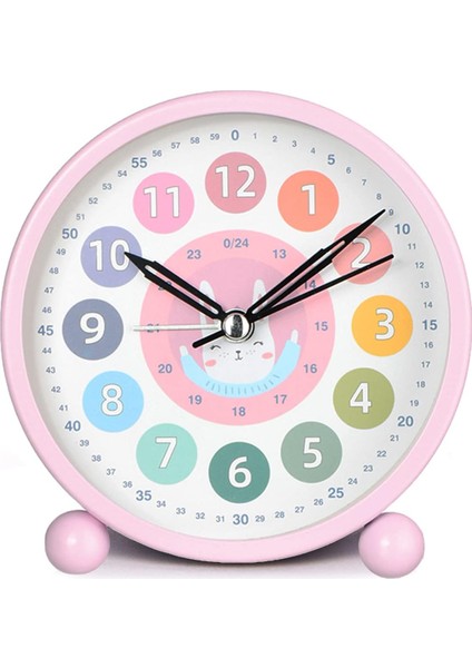 Çocuklar Erkekler / Kızlar Için Çalar Saat Öğrenme, Sessiz Küçük Sevimli Masa Saatleri Pille Çalışan, Yatak Odaları Için 4 Inç Analog Çalar Saat (Yeşil Ayı) (Yurt Dışından)