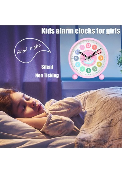 Çocuklar Erkekler / Kızlar Için Çalar Saat Öğrenme, Sessiz Küçük Sevimli Masa Saatleri Pille Çalışan, Yatak Odaları Için 4 Inç Analog Çalar Saat (Yeşil Ayı) (Yurt Dışından) fırsatları