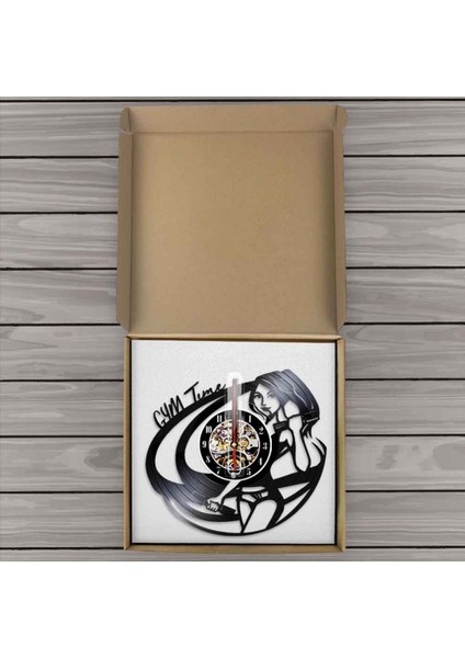 Müzik Vinil Kayıt Duvar Saati -Fitness Kız Vinil Duvar Saati - Vinil Saat - Oturma Odası Duvar Dekoru - Müzik Aşığı Için Benzersiz Hediyeler (Yurt Dışından)