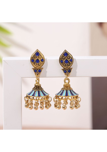 Pairs Vintage Mandala Çiçek Çingene Bırak Dangle Küpe Kadınlar Için Boho Retro Tribal Hollow Küpe Seti (Yurt Dışından)