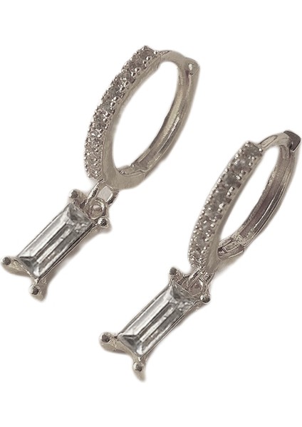 Kadın Küpe, Huggie Küpe Baget Kristal Damla Kadınlar Için Küçük Huggie Hoop Küpeler (Yurt Dışından)