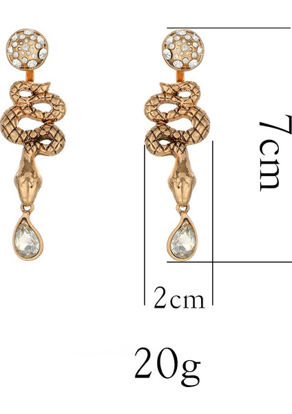 9 Pairs Yılan Küpe Hoop Küpe Seti Punk Rhinestone Yılan Damla Dangle Saplama Küpe Minimalist Kristal Uzun Yılan Küpe Kadınlar Için Genç Kız Takısı Hediye, Altın (Yurt Dışından)