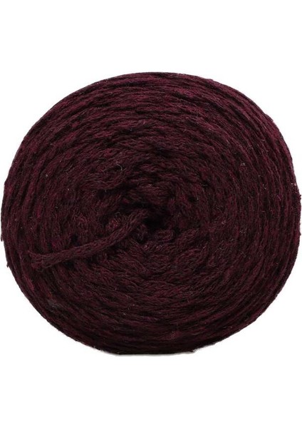 Pamuklu Makrome Ipi 250 Metre 2 mm | Bordo