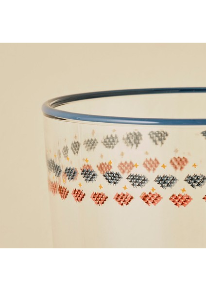 Vintage Meşrubat Bardağı 2'li Mavi (510 Cc) fırsatları