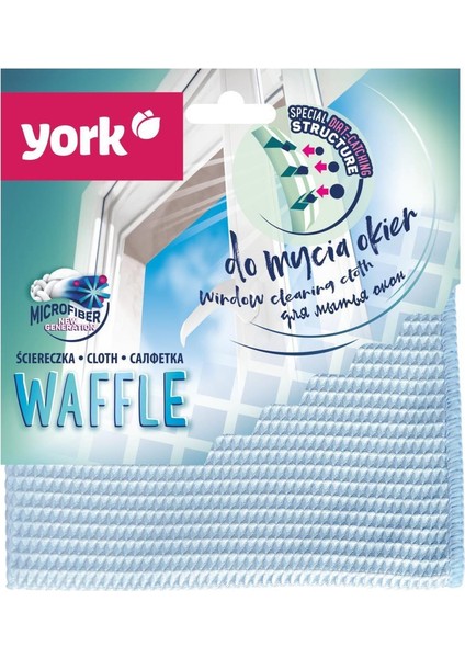 York Waffle Mikrofiber Cam Bezi 35 x 35 cm