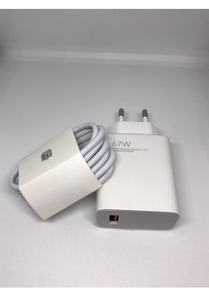 Eyze Shop Xiaomi 67 Watt Hızlı Şarj Aleti Typc-C Data Kablo+Adaptör