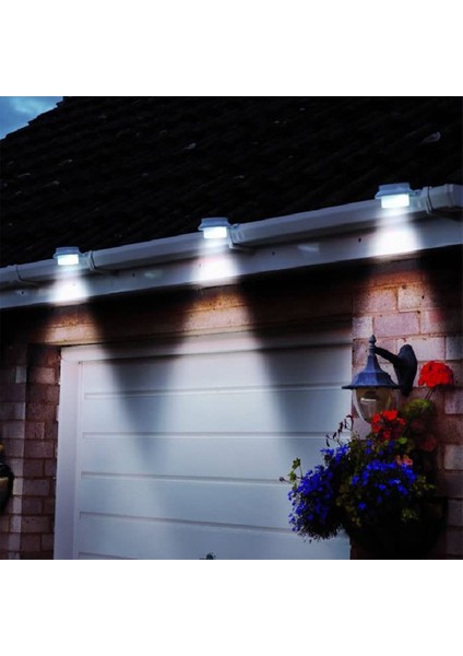 4pcs Solar Oluk Işığı-Oluk Işığı Beyaz Kabuk/sıcak Beyaz Işık (Yurt Dışından) modelleri