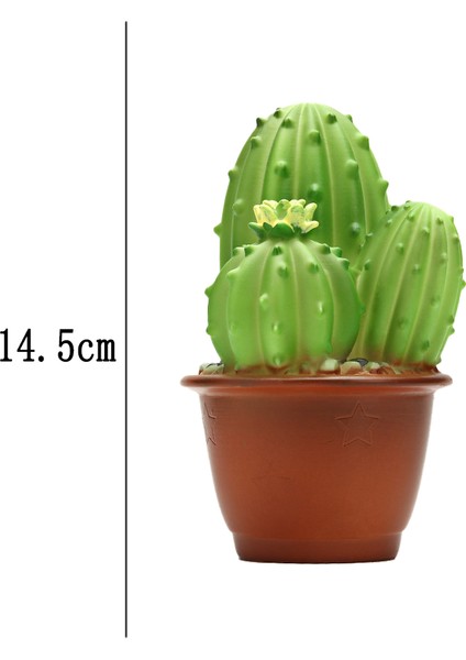 2pcs Solar Topraklama Fişli Işık-Üç Başlı Kaktüs (Yurt Dışından)