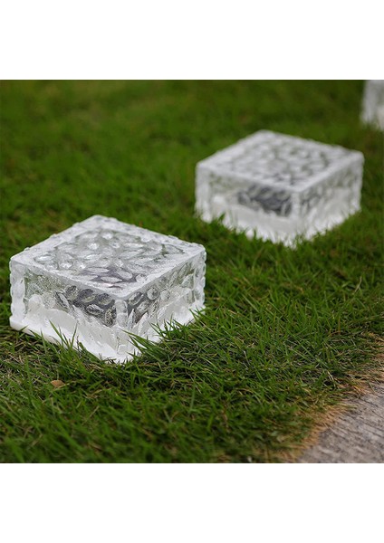 4pcs Güneş Buz Tuğlası Işık-Küçük Kırmızı Işık (Yurt Dışından) fırsatları