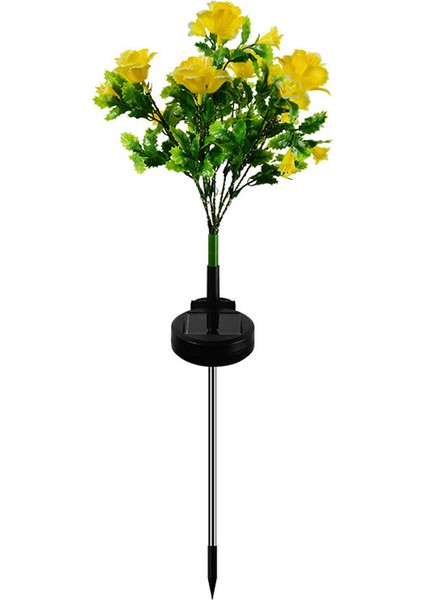 2pcs Solar Karanfil Fener-Sarı (Yurt Dışından)