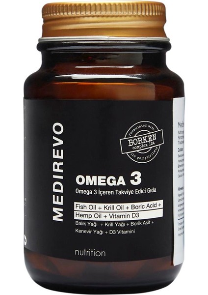 Borken Complex 124 İçeren Omega 3