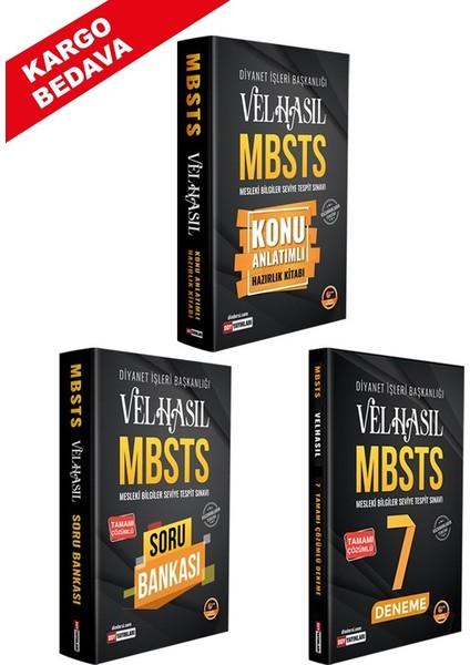 Velhasıl MBSTS Tüm Kitaplar 3'lü Set