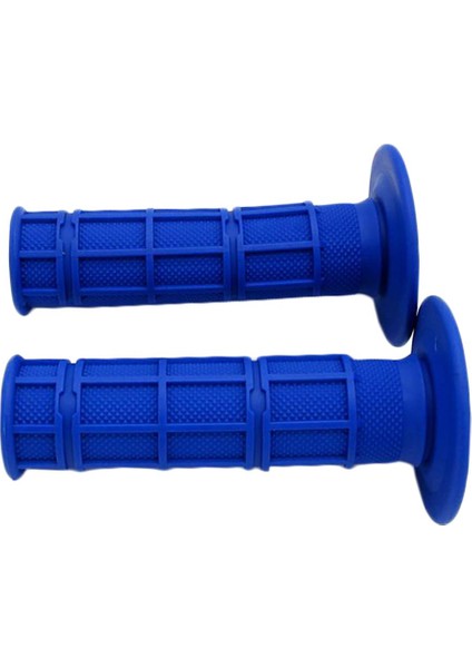 Kauçuk 7/8 "22 mm Motokros Için Kulpları Mavi (Yurt Dışından)