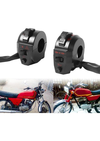 2x Yan Motosiklet I / 8 "22MM Dönüş I (Yurt Dışından) modelleri