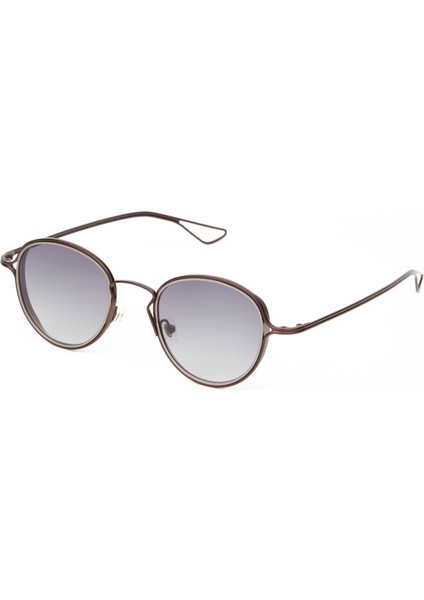 HM 1605 C2 Yuvarlak Kahverengi Unisex Güneş Gözlüğü