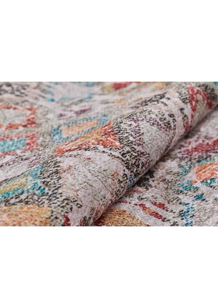 Voskresensk Bej Modern Polyester Dijital Baskı Halı