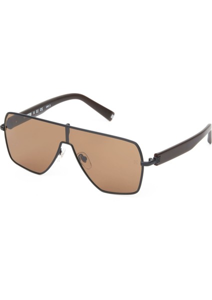 HM 1621 C4 Dikdörtgen Mat Siyah Unisex Güneş Gözlüğü