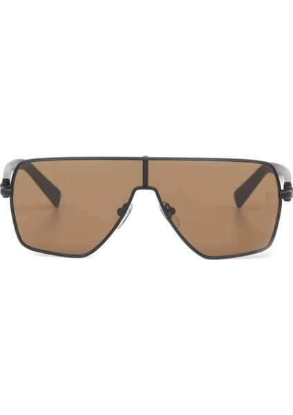 HM 1621 C4 Dikdörtgen Mat Siyah Unisex Güneş Gözlüğü
