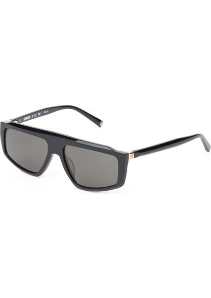 Hm 1618 C1 Dikdörtgen Siyah Unisex Güneş Gözlüğü