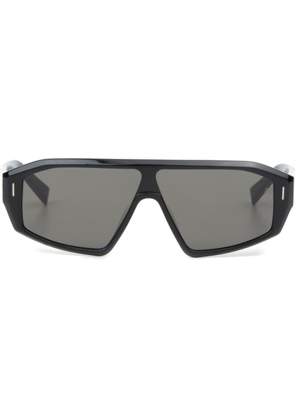 Hm 1624 C1 Geometrik Siyah Unisex Güneş Gözlüğü