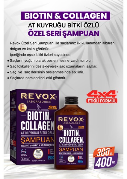 Şampuan Biotin Collagen 400 ml