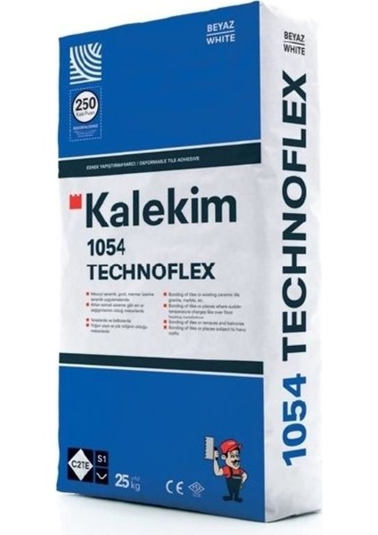 Technoflex 1054 Gri Yapıştırma Harcı 25 kg