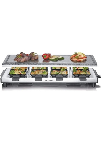 Severın Rg 2374 Raclette Doğal Izgara Taşlı, 1700, Plastik/paslanmaz Çelik, Siyah fiyatları