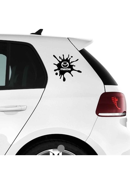 Mazda Sticker - 2 Adet Tuning Yapıştırma - Araba Motosiklet Cam Dolap Tablet Uyumlu