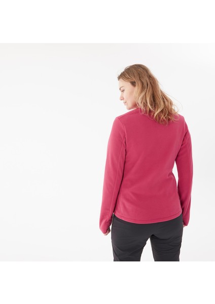 Quechua Kadın Outdoor Polar - Koyu Bordo - MH100 fiyatları