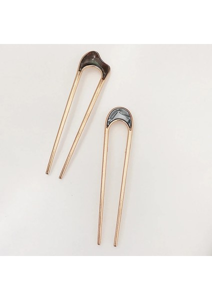 Kadınlar Için Bir Saç Tokası Japon Tarzı Metal Alaşım U Şeklinde Kızlar Vintage Saç Sopa Şapkalar Kadınlar Için Bayan Firkete Topuz Aracı Ma (Yurt Dışından) modelleri