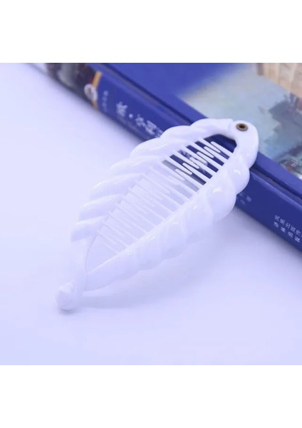 Beyaz 1 Adet Moda Farklı Tasarım Balık Kuyruğu Klip Bayan Balık Klasörü Balık Kuyruğu Klip Firkete Headdress Muz Şekli Saç Aksesuarları (Yurt Dışından)