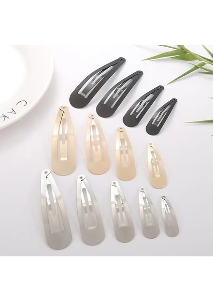 4 cm Altın 100 Adet/grup Saç Klipleri Yapış Saç Tokası ve Klipler Bb Firkete Metal Tokalarım Bebek Çocuk Kadın Kız Şekillendirici Aksesuarları (Yurt Dışından)