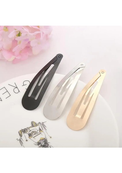 4 cm Altın 100 Adet/grup Saç Klipleri Yapış Saç Tokası ve Klipler Bb Firkete Metal Tokalarım Bebek Çocuk Kadın Kız Şekillendirici Aksesuarları (Yurt Dışından)