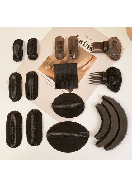 Siyah Kahverengi 4 Adet Görünmez Kabarık Sünger Saç Klip Ön Saç Hattı Hacim Tabanı Puf Yastık Saç Klipleri Bun Saç Şekillendirici Aracı Kadın Saç Aksesuarı (Yurt Dışından) fiyatları